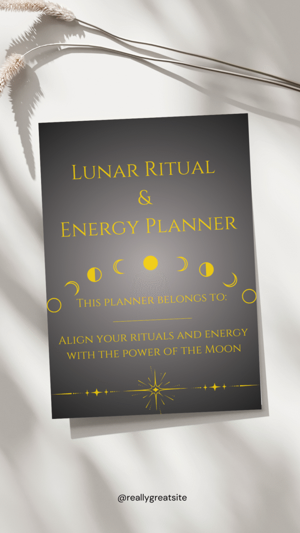 lunar ritual & energy planner